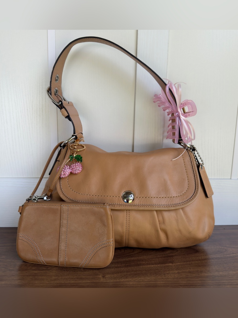 Coach Soho Shoulder bag with matching wristlet